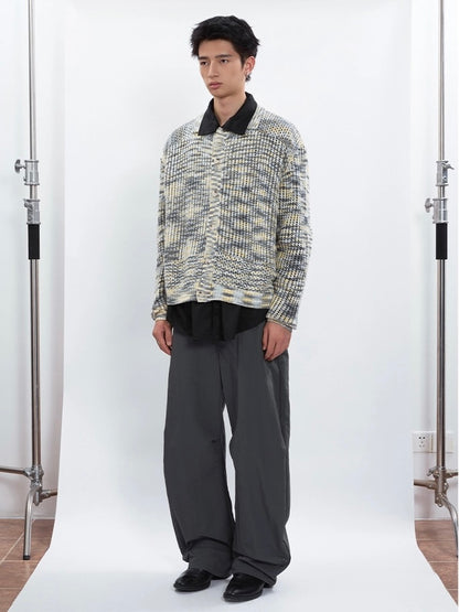 COLOR KNIT SHIRT