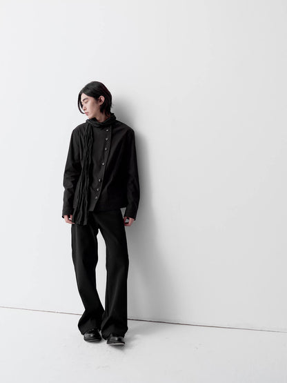 ASYMMETRIC BUTTON JACKET