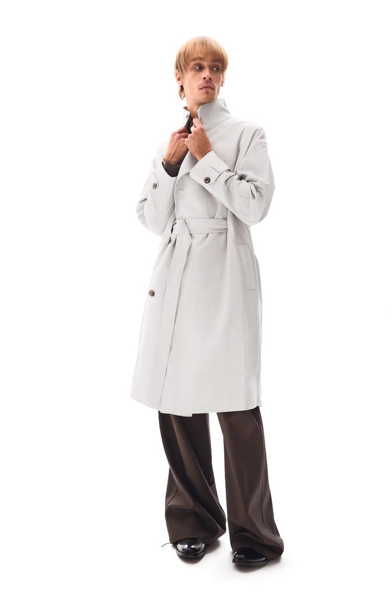 ADJUSTABLE BELT TRENCH COAT