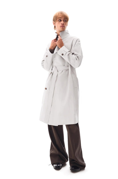 ADJUSTABLE BELT TRENCH COAT