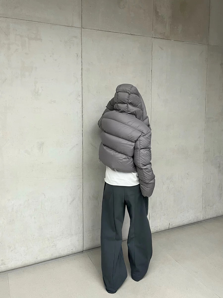 PLEATED BUCKLE TROUSERS