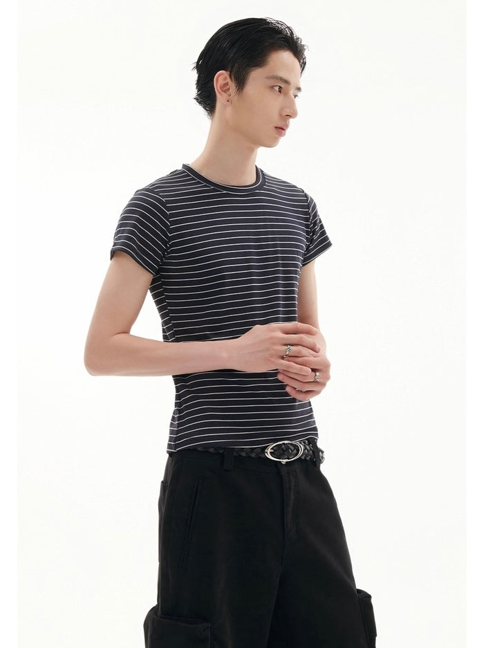 STRIPE SLIM TEE