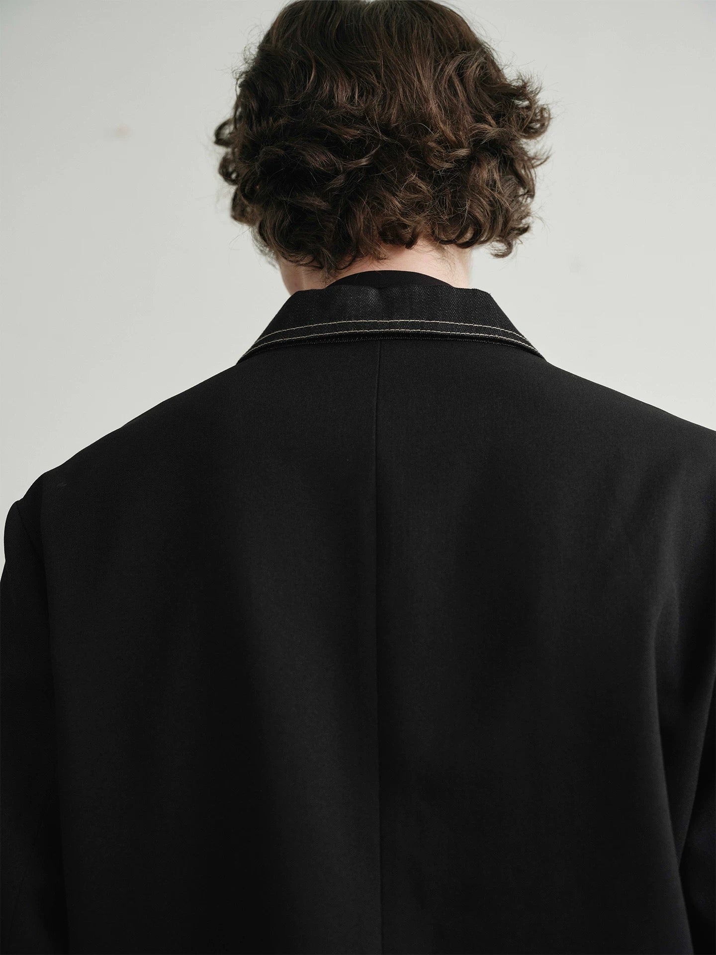 DECONSTRUCTED DENIM BLAZER