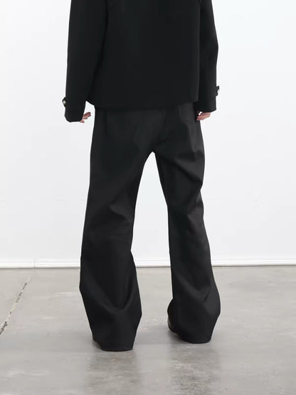 FLARED TWO-TONE DRESS PANTS