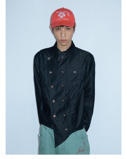 DENIM CHIVALRY SHIRT JACKET