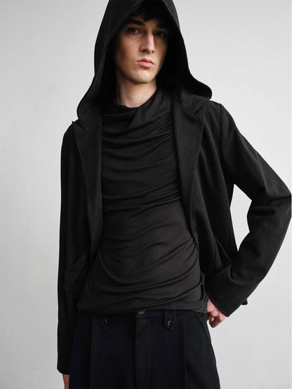 CASUAL HOODED JACKET SET