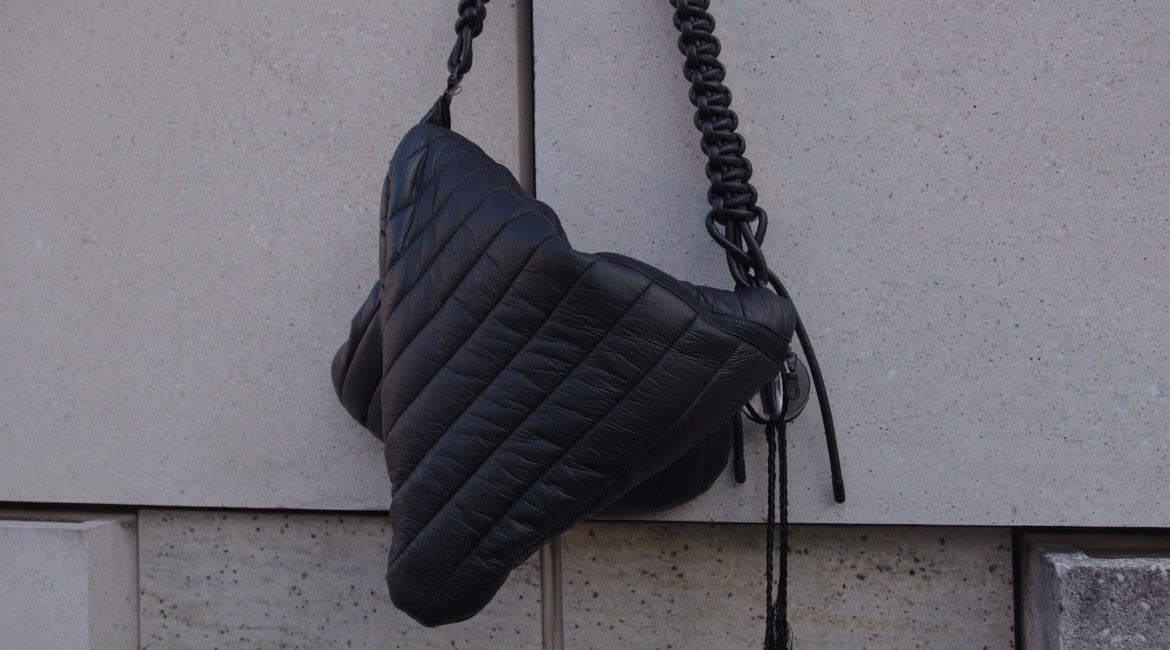 FAUX LEATHER CROSSBODY LAPTOP BAG