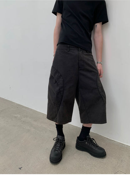 DECONSTRUCTED WORK SHORTS