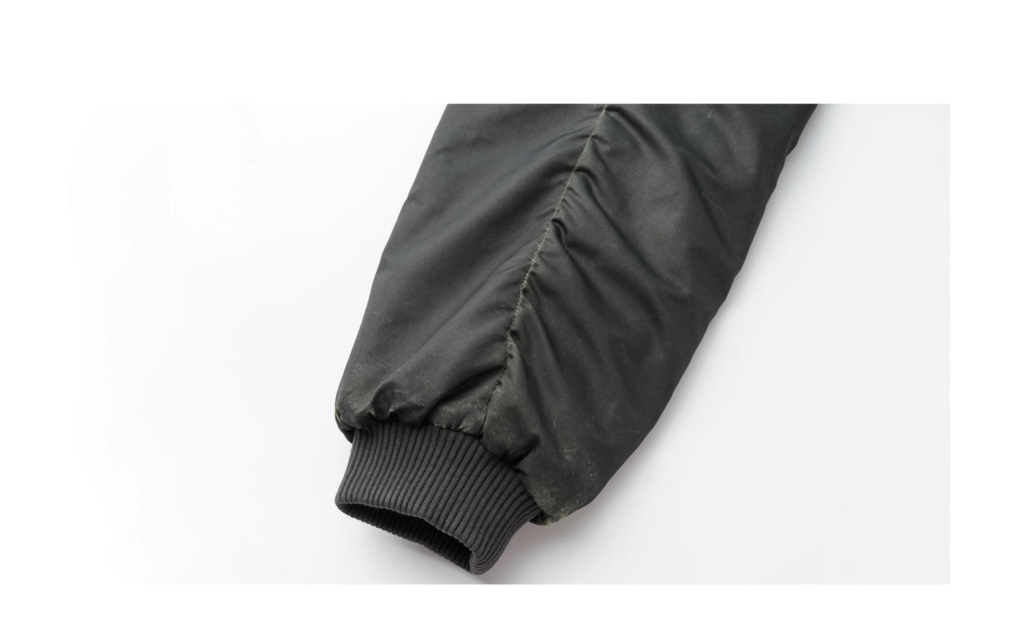 WASHED COTTON BOMBER JACKET