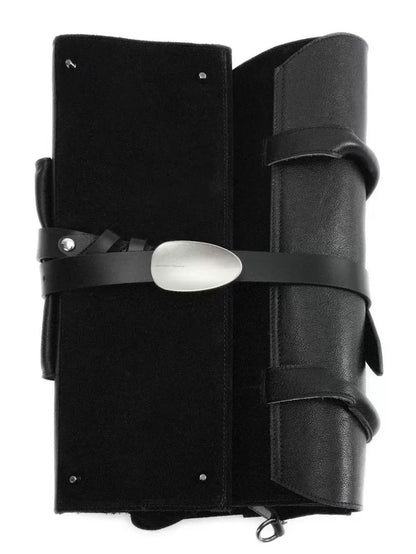 ANTIQUE SILVER ARC BUCKLE BELT