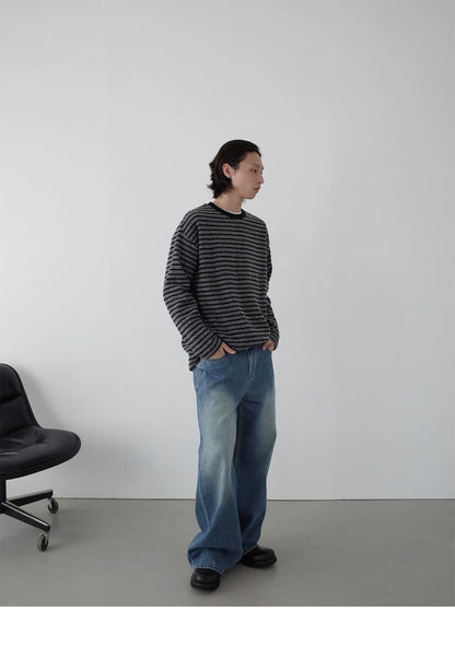 VINTAGE STRIPED RELAXED T-SHIRT