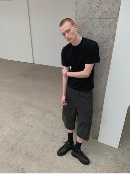 DECONSTRUCTED WORK SHORTS