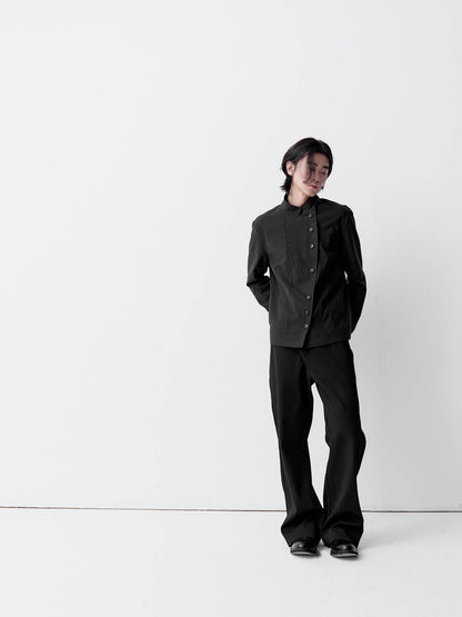 ASYMMETRIC BUTTON JACKET