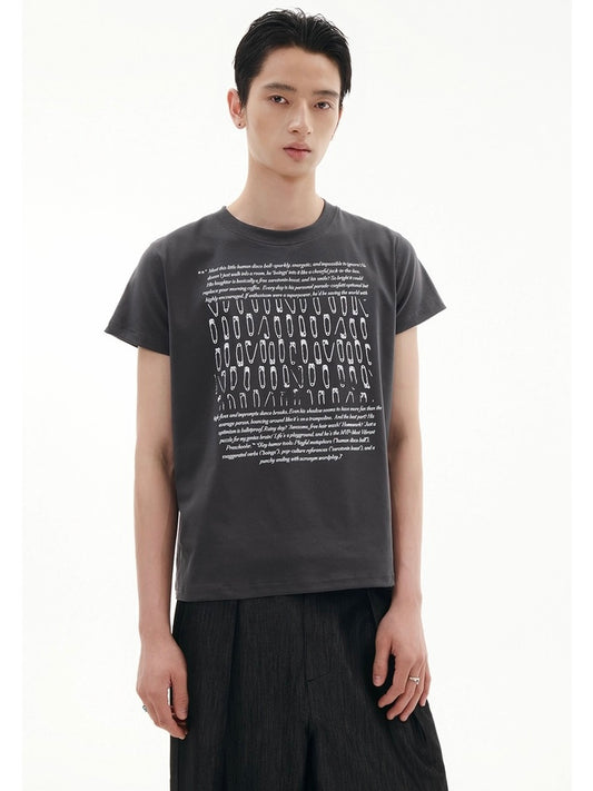 Pinned Washed Tee 