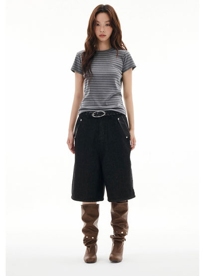 STRIPE SLIM TEE