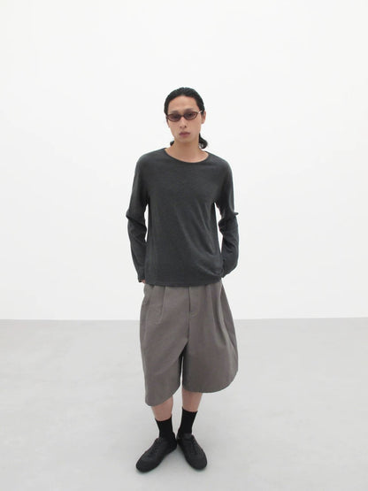 LINEN COZY BOXY TEE