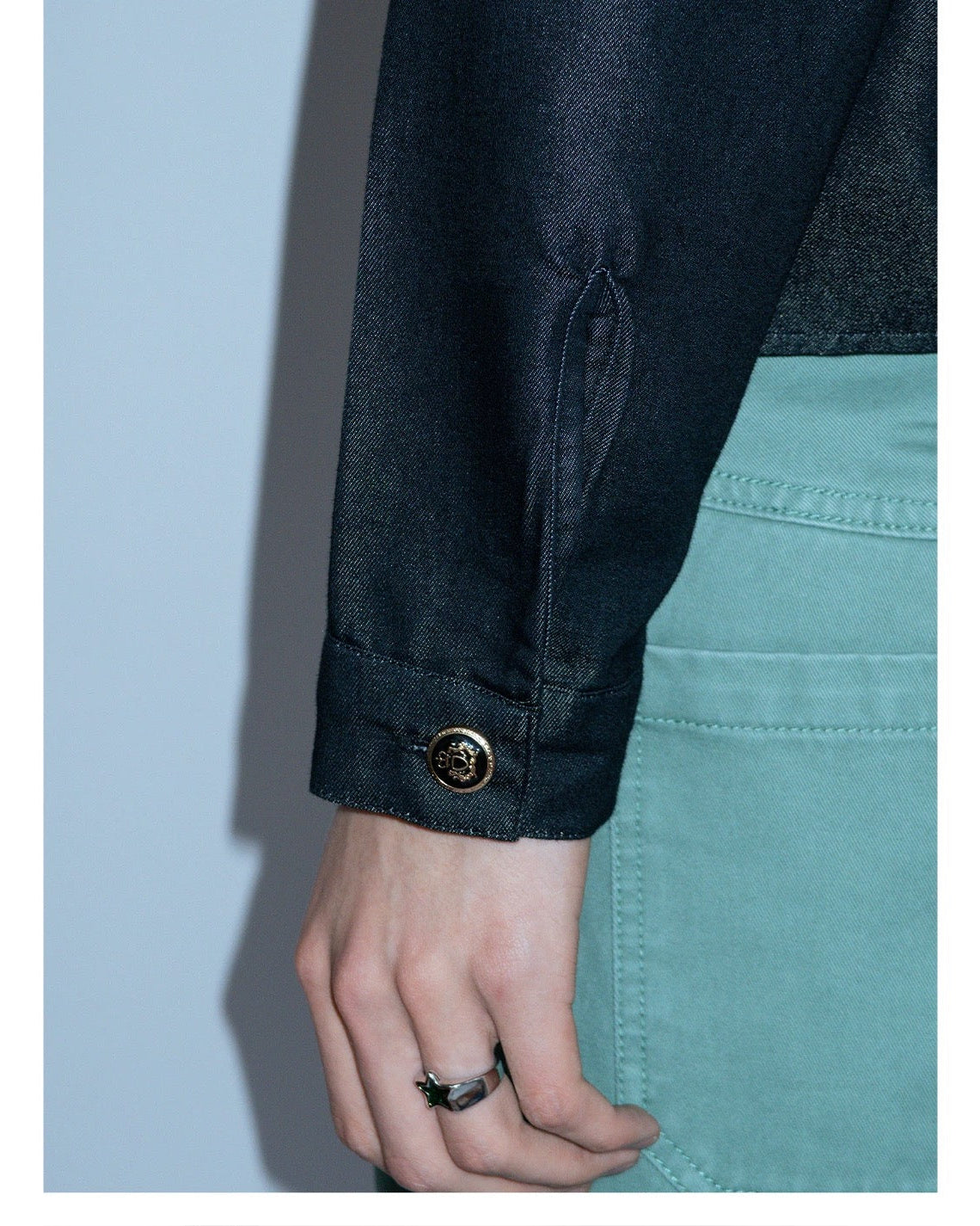 DENIM CHIVALRY SHIRT JACKET