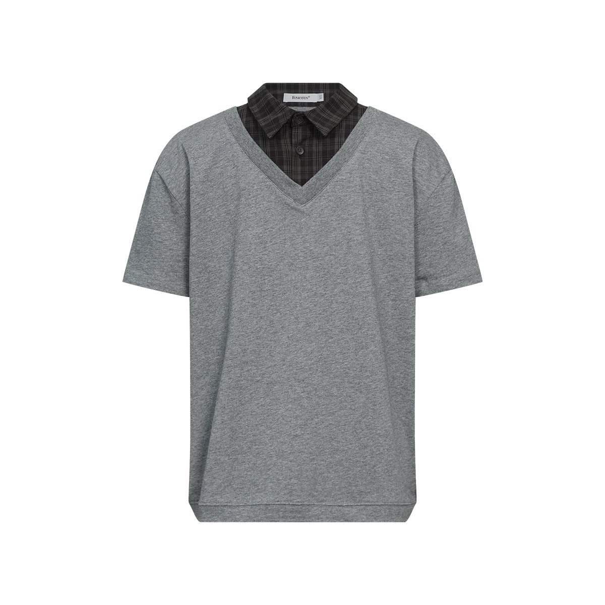 LAYERED KNIT SHIRT