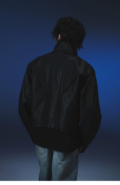 3D MACHETE LEATHER JACKET