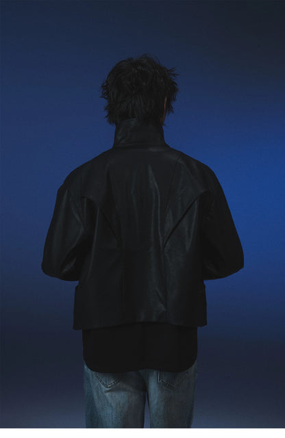 3D MACHETE LEATHER JACKET