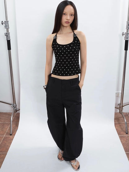 CRINKLE BALLOON PANTS