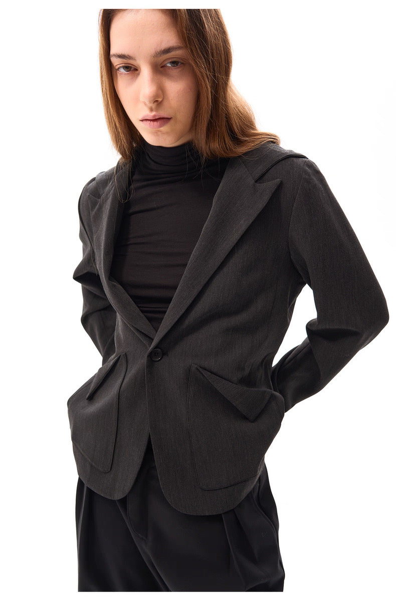 CASUAL HOODED JACKET SET