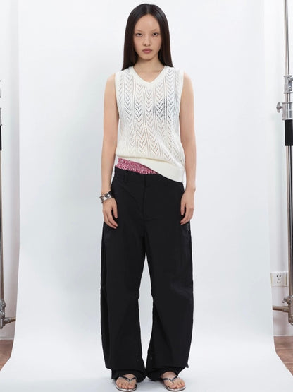 CRINKLE BALLOON PANTS