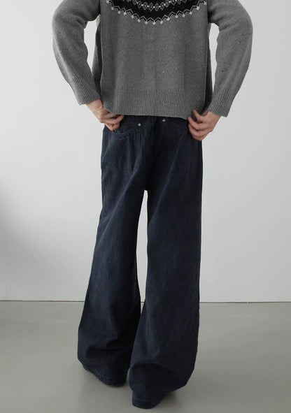 VINTAGE CURVED JEANS