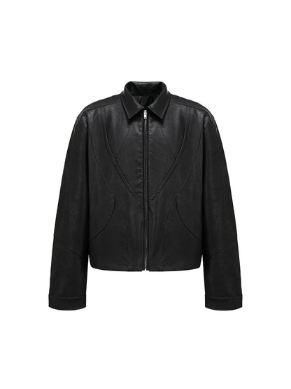 3D MACHETE LEATHER JACKET