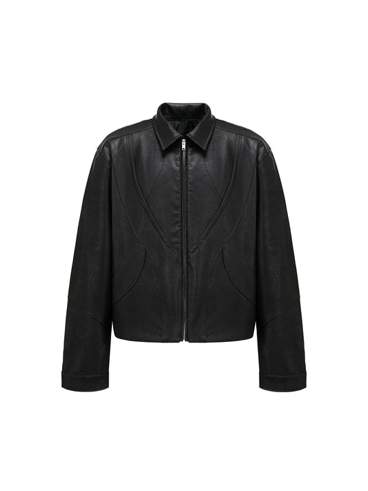 3D MACHETE LEATHER JACKET