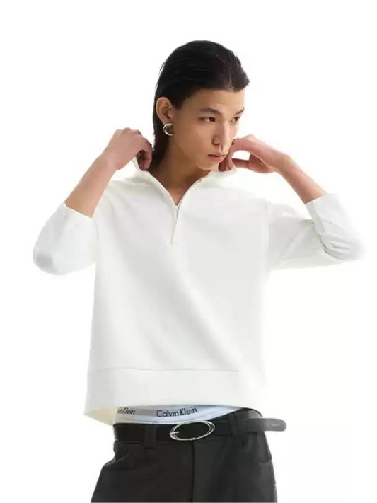 HALF ZIP T-SHIRT