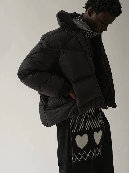 TEXTURED KNIT NECK SCARF