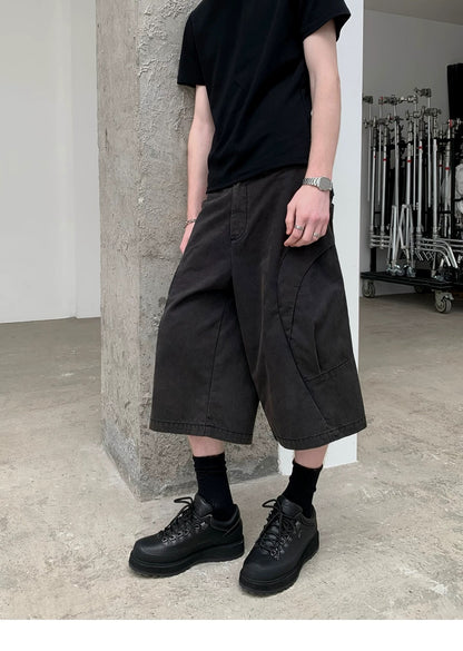 DECONSTRUCTED WORK SHORTS