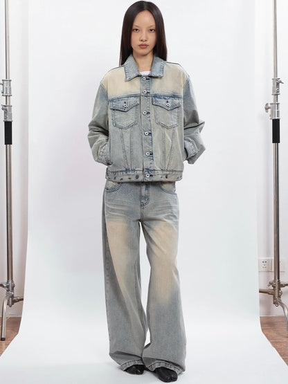 VINTAGE WASH DENIM JACKET