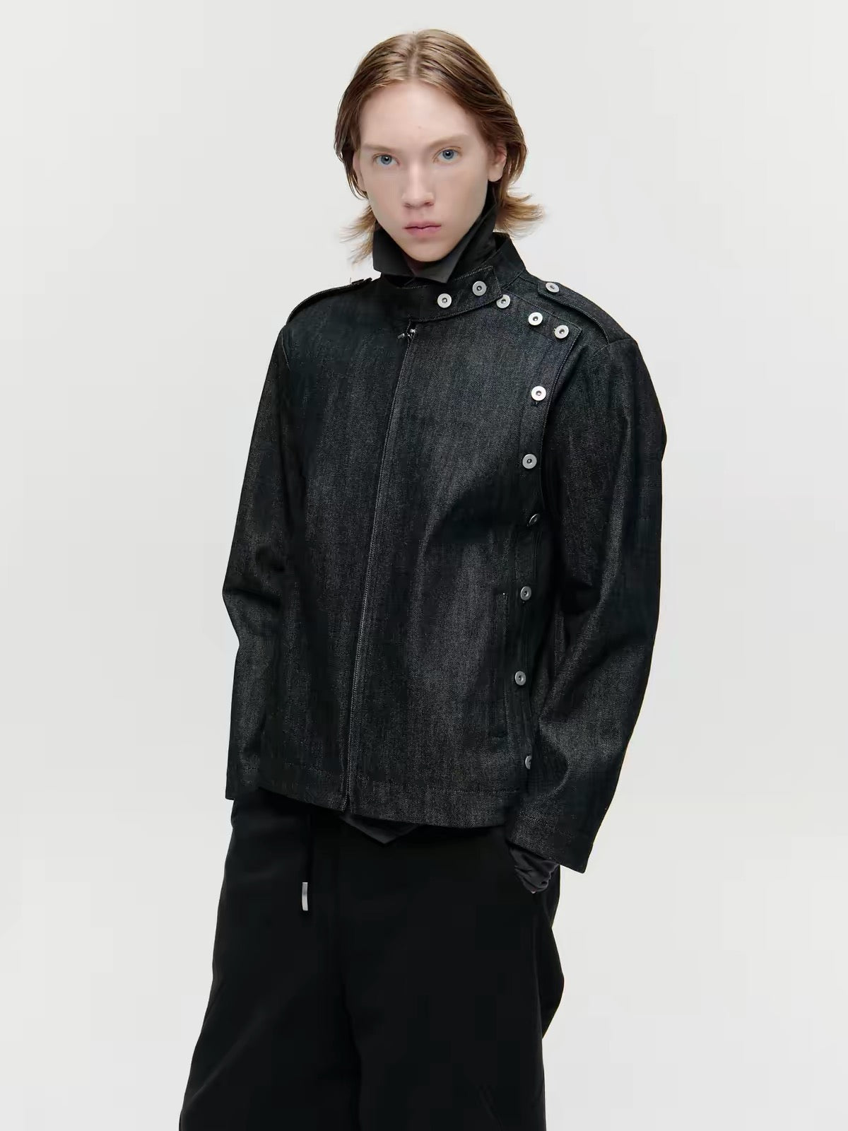NICHE FENCING LEATHER JACKET