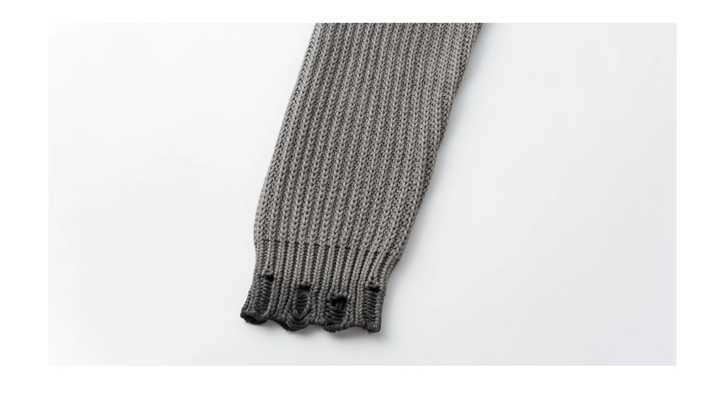 GRADIENT AGED KNIT SWEATER