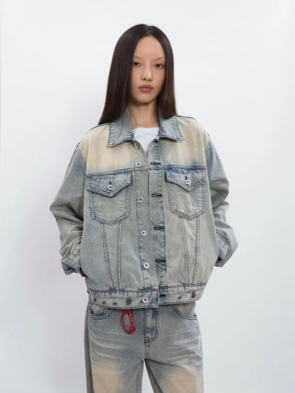 VINTAGE WASH DENIM JACKET