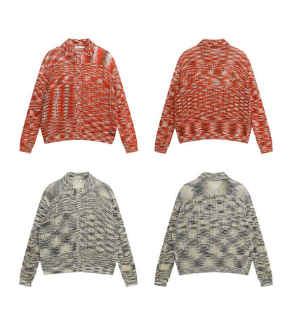 COLOR KNIT SHIRT
