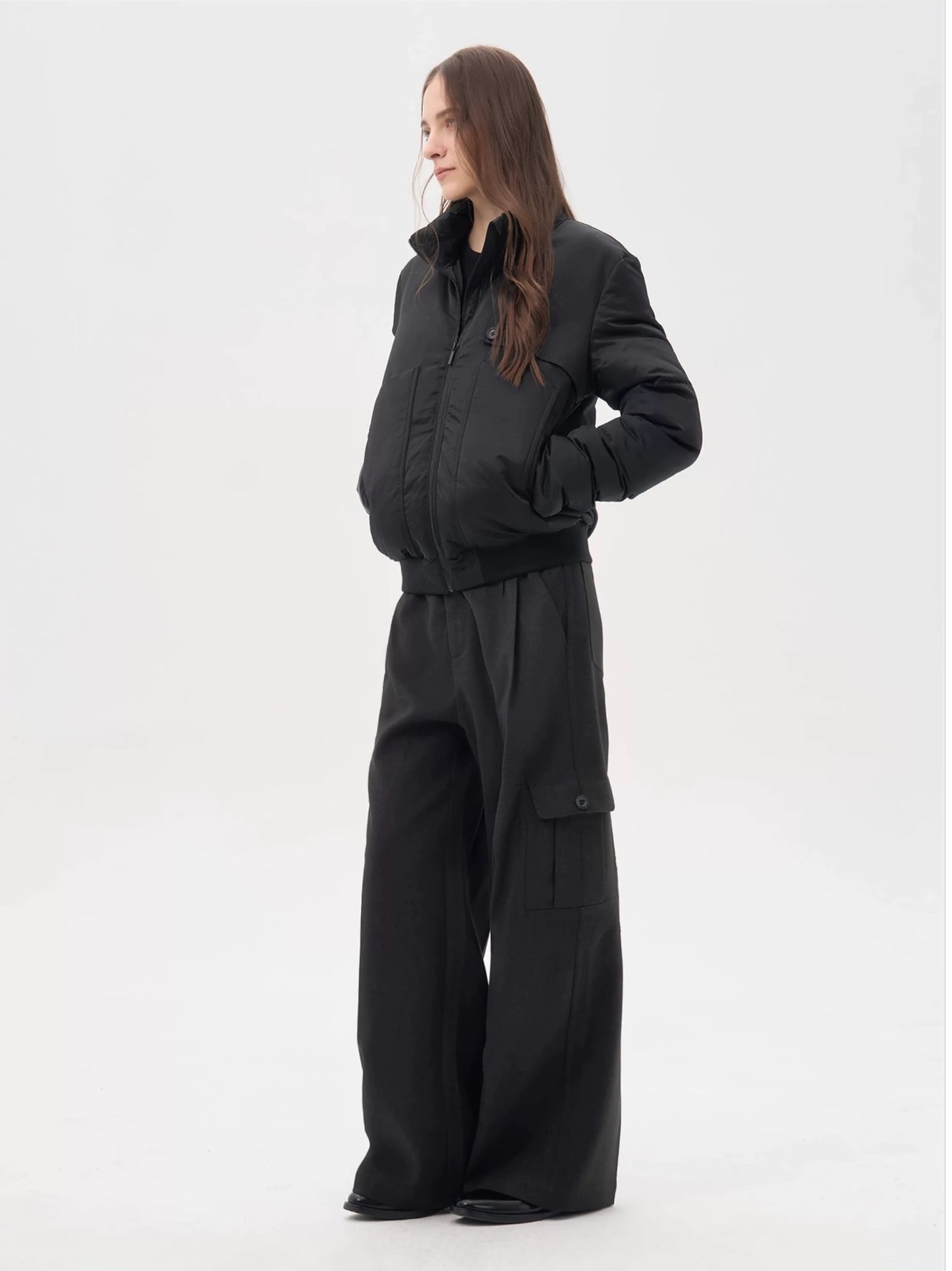 TWEED A-LINE TROUSERS