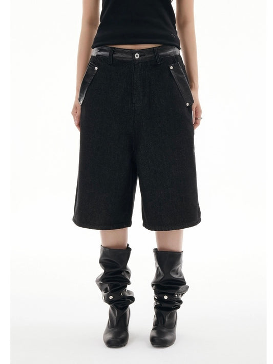 RAW PATCH DENIM