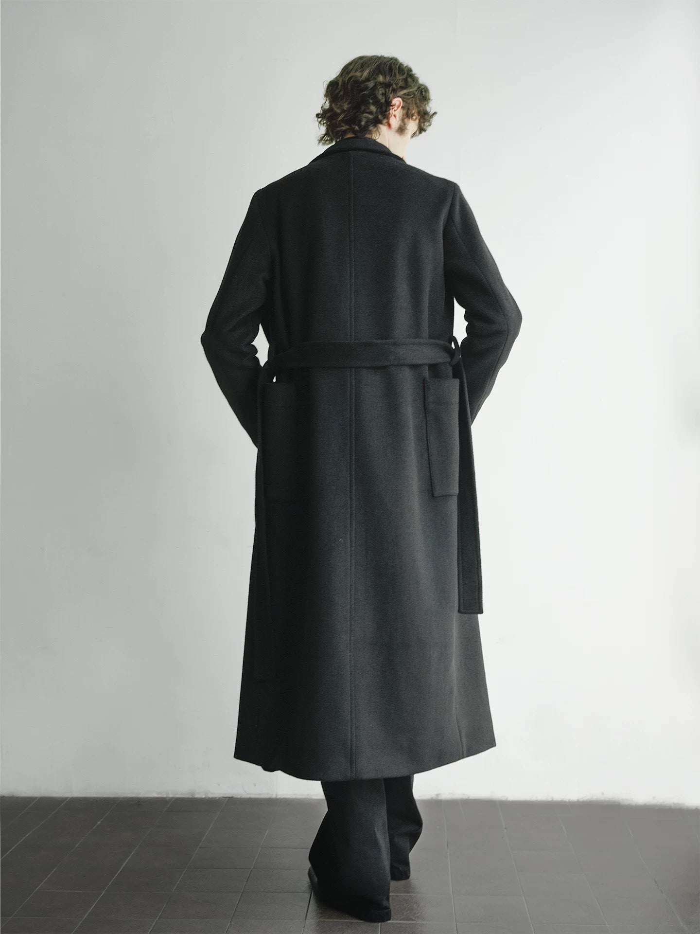 WOOL DOUBLE-BREASTED COAT