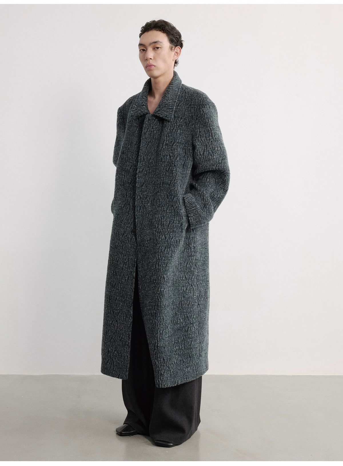 DOUBLE-FACED WOOL COAT