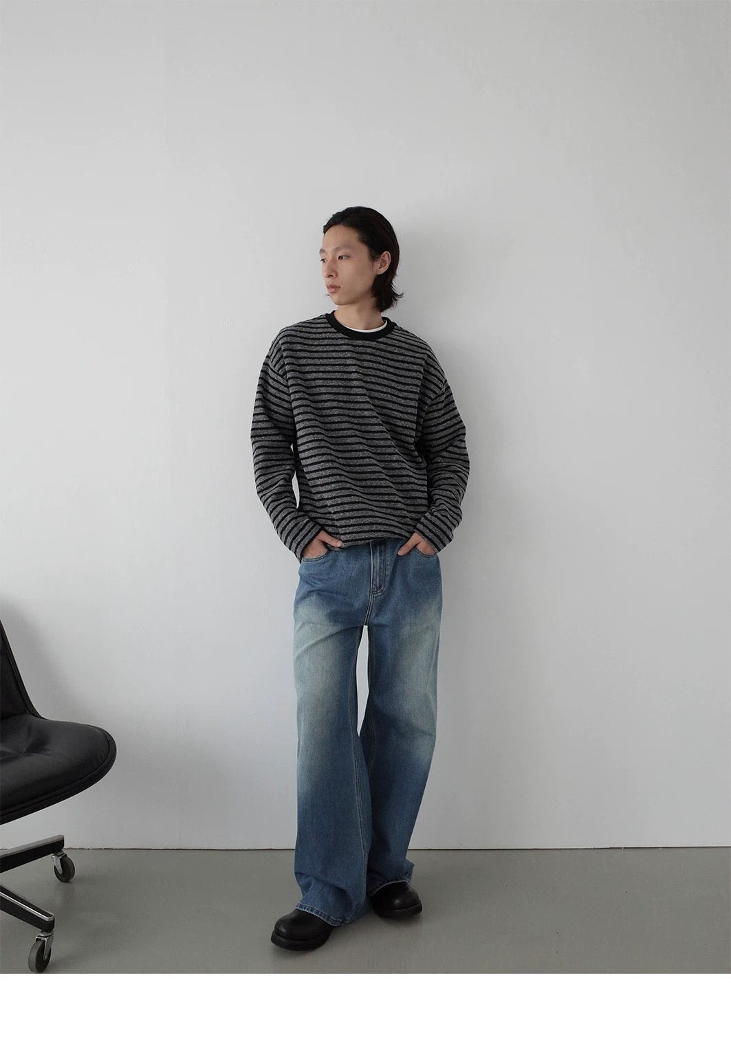 VINTAGE STRIPED RELAXED T-SHIRT