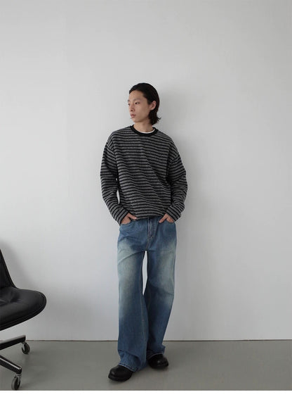 VINTAGE STRIPED RELAXED T-SHIRT