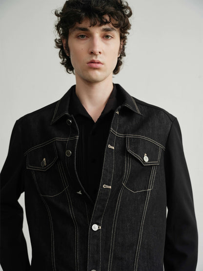 DECONSTRUCTED DENIM BLAZER