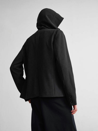 CASUAL HOODED JACKET SET