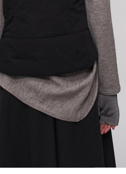 HALF-FINGER KNIT GLOVES