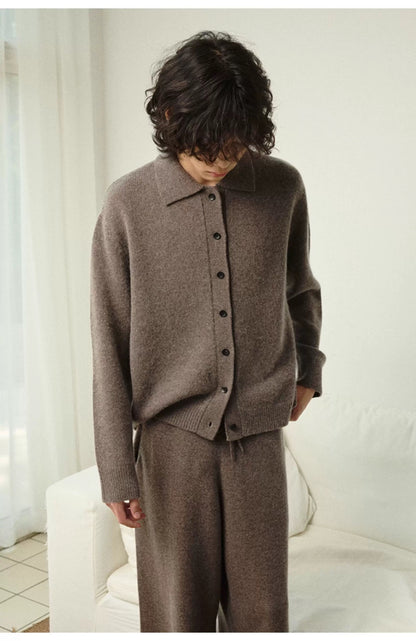 MERINO WOOL CASHMERE BLEND SWEATER