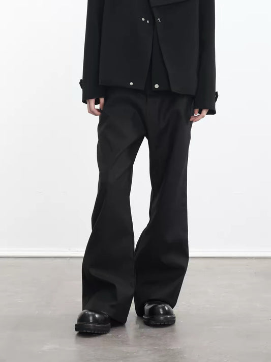 FLARED TWO-TONE DRESS PANTS