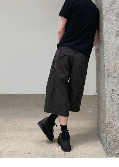 DECONSTRUCTED WORK SHORTS